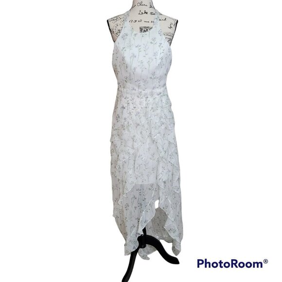 NWT Iorane Floral Halter Maxi Dress - Size Medium - Picture 1 of 13